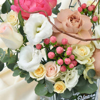 New Year Wishes Flower Vase