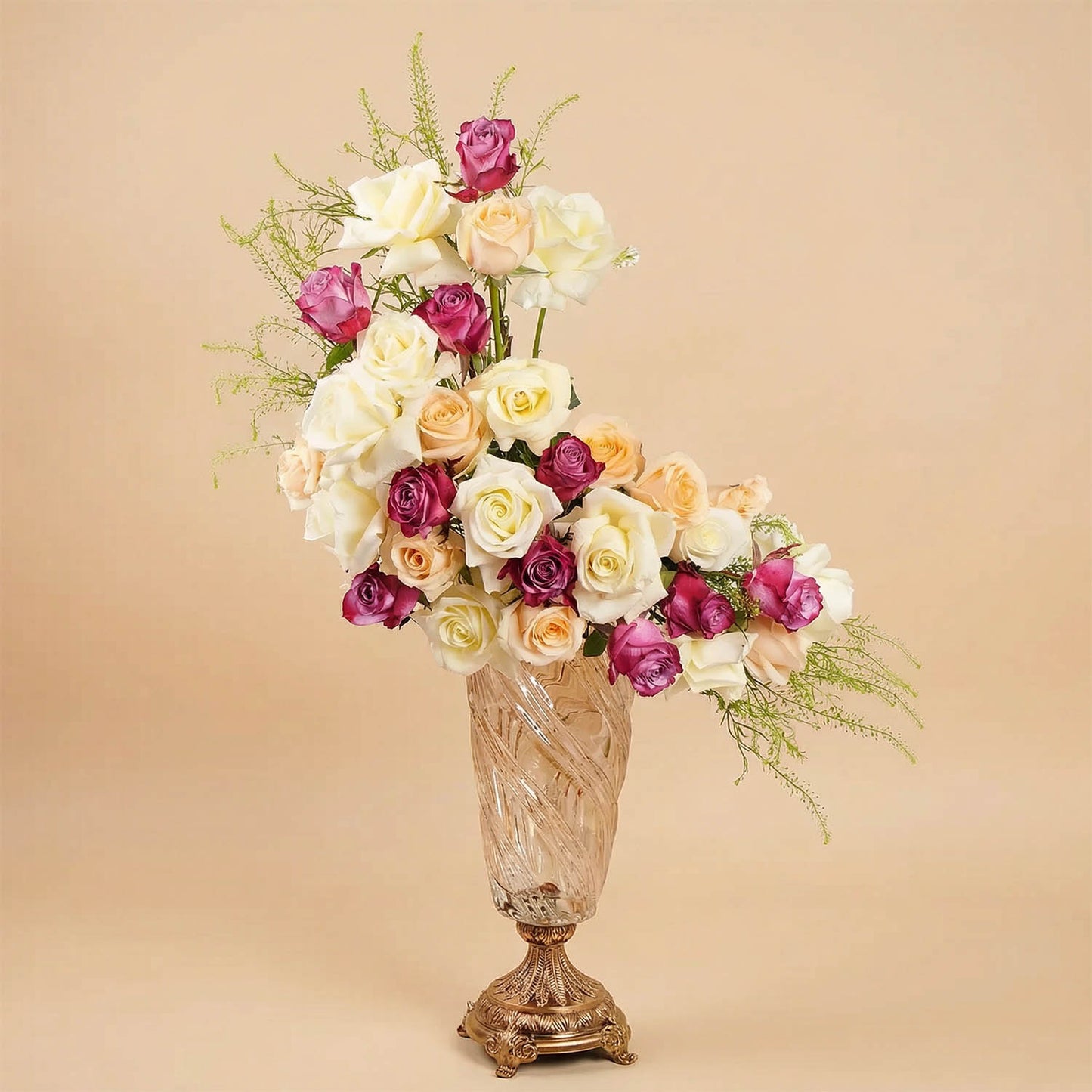 Rose Colors Beauty Vase 