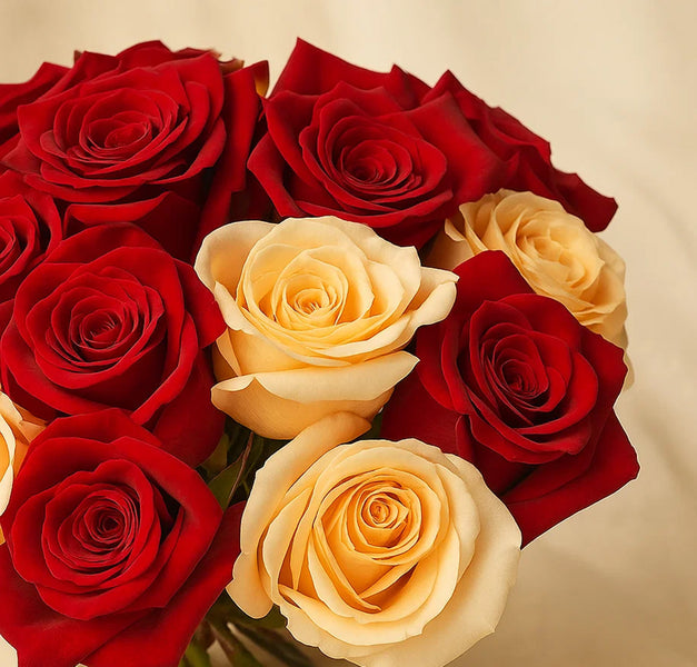 Fitna | Red n Peach Rose Bowl