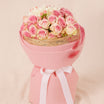 Pink Baby Rose Bouquet in Eco Pink Wrap