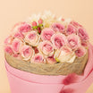 Pink Baby Rose Bouquet in Eco Pink Wrap