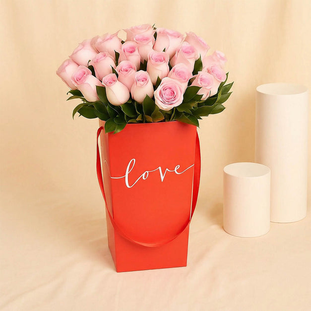 تحفة الورد | باقة ورود زهرية فاتنة