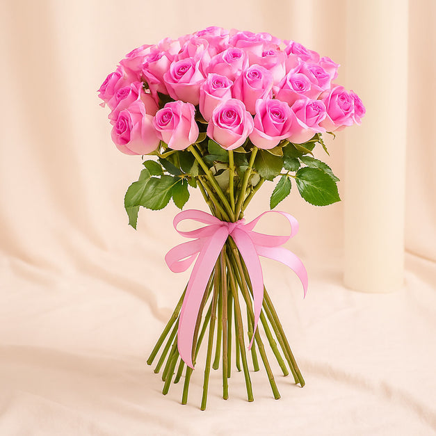 نبض الورد | باقة يد ورد جوري