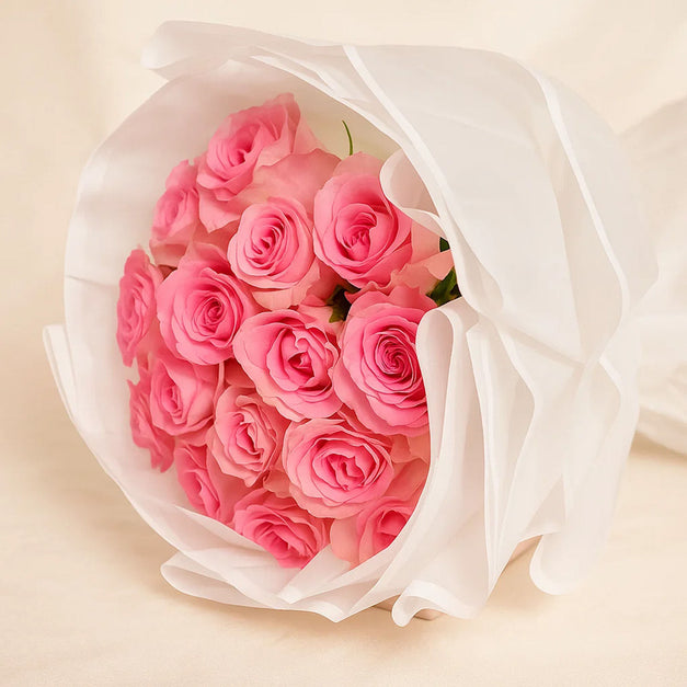 مميزة | باقة ورد وردي