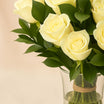 Safa | White Roses Flower Vase