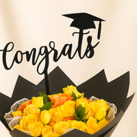 Yellow Roses Graduation Bouquet