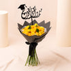 باقة ورد اصفرالتخرج