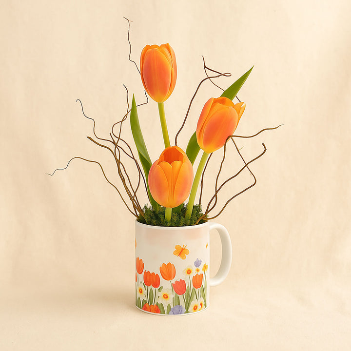 Tulip Beauty Flower Mug