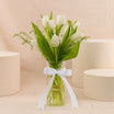 Einas | White Tulip Vase
