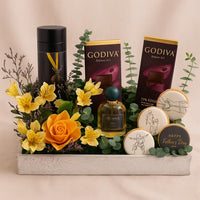  Father’s Day Tray With Godiva n Epok Perfume 