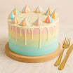 Festive Rainbow Birthday Cake
