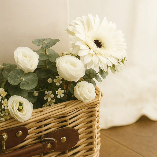  AANI & DANI Chocolate in Gerbera Basket