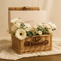  AANI & DANI Chocolate in Gerbera Basket