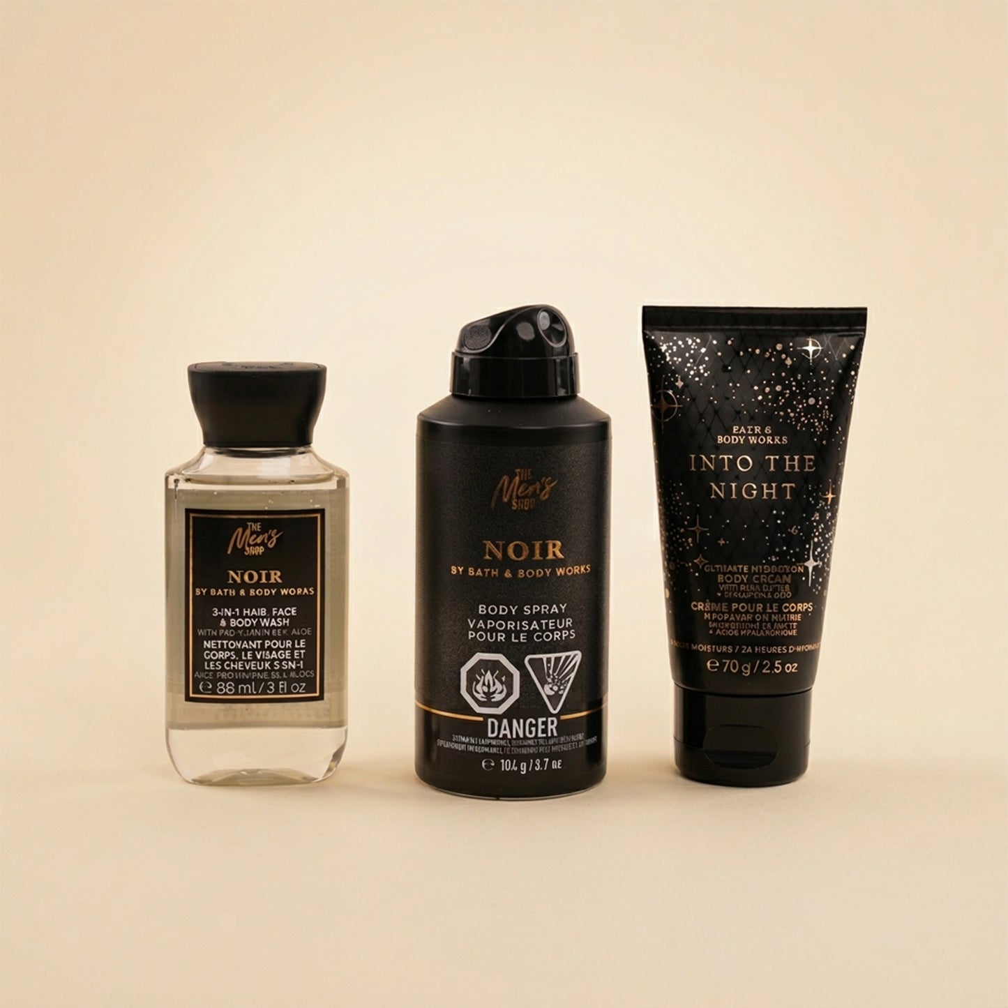 Black Luxe | Bath & Body Hamper For Men 