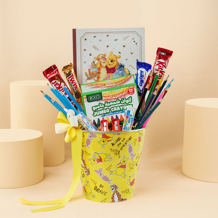 Winnie The Pooh Gift Basket for Kids
