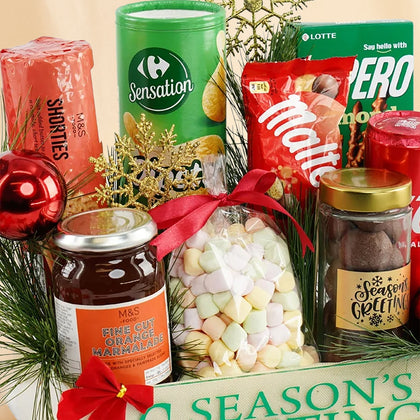 Season Greetings Snacks Tray