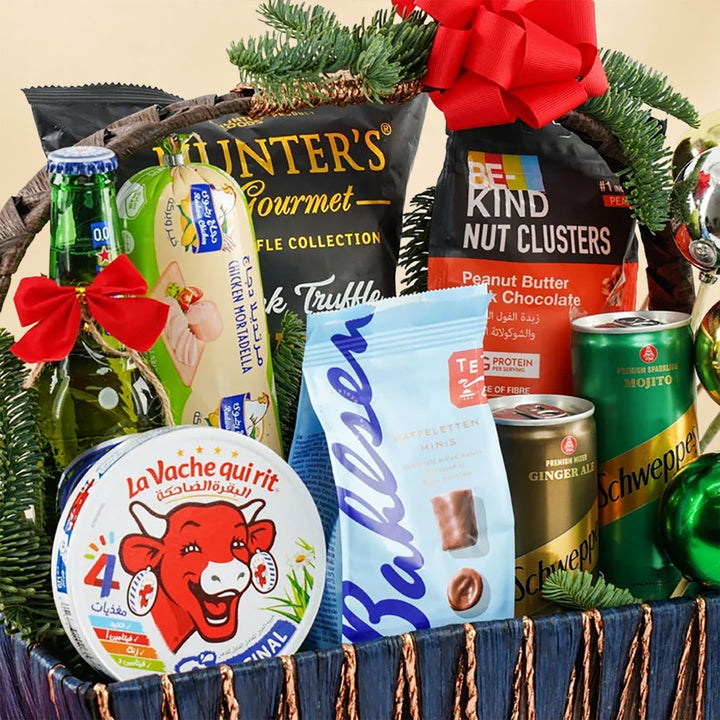 Bubbles n Cheese Delights Basket