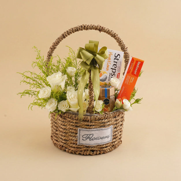 Wellness Roses | Strepsils n Vitamin C Hamper