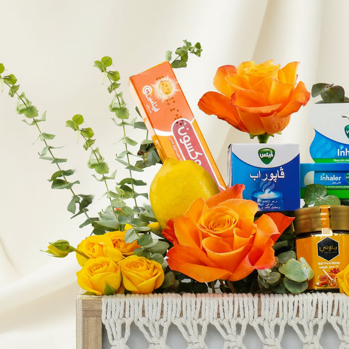 Get Well Hamper | Strepsils n Roses