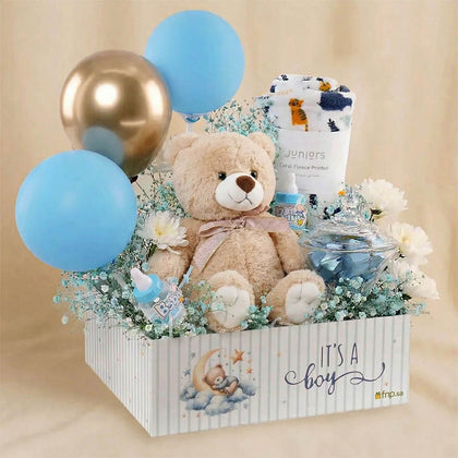 بوكس هدايا و شوكولاتة احتفال المولود