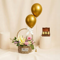 Touch of Magic Floral Basket Arrangement