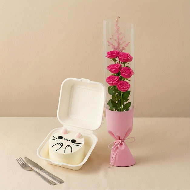 ميني كيك سمايلي كات