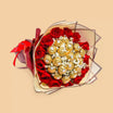 Golden Passion Ferrero Rocher n Flower Bouquet