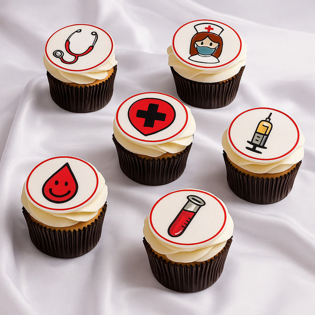 Nurse Graduation Cupcake Tempting Set