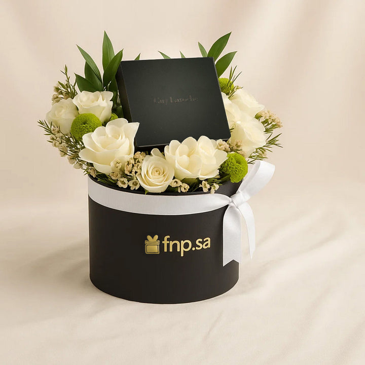 Guy Laroche Men's Watch n White Rose Box