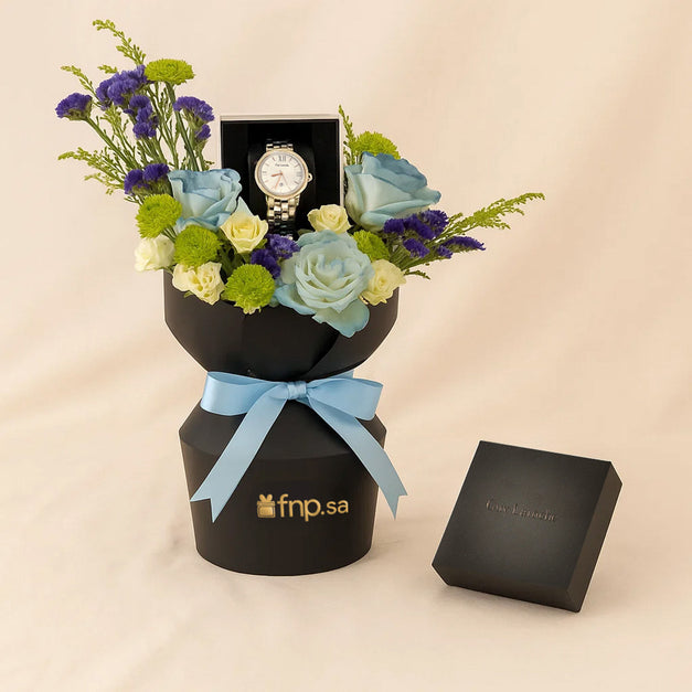 Guy Laroche Watch For Men n Flower Bouquet 