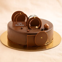 كيك عيد الميلاد فادج الشوكولاتة