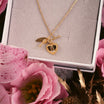 Fontenay Paris Necklace Heart Lock n Roses