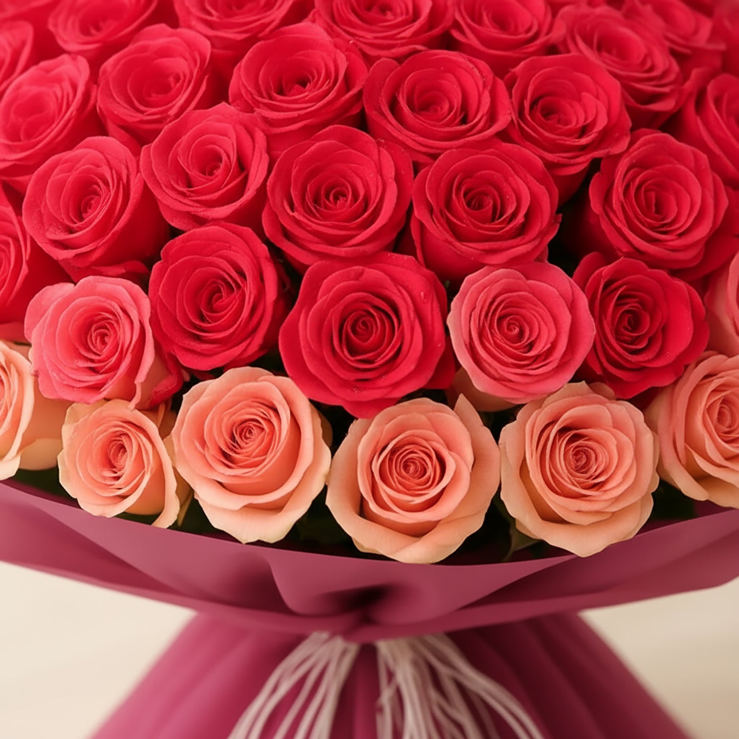 Hot Pink Ombre Tones Flower Bouquet