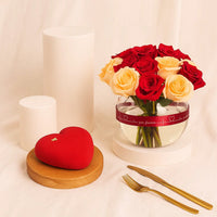 Fitna | Red n Peach Rose Bowl