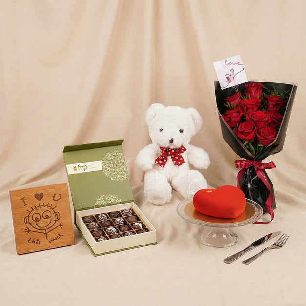 بكج هدايا فالنتاين | أحبك بهذا القدر