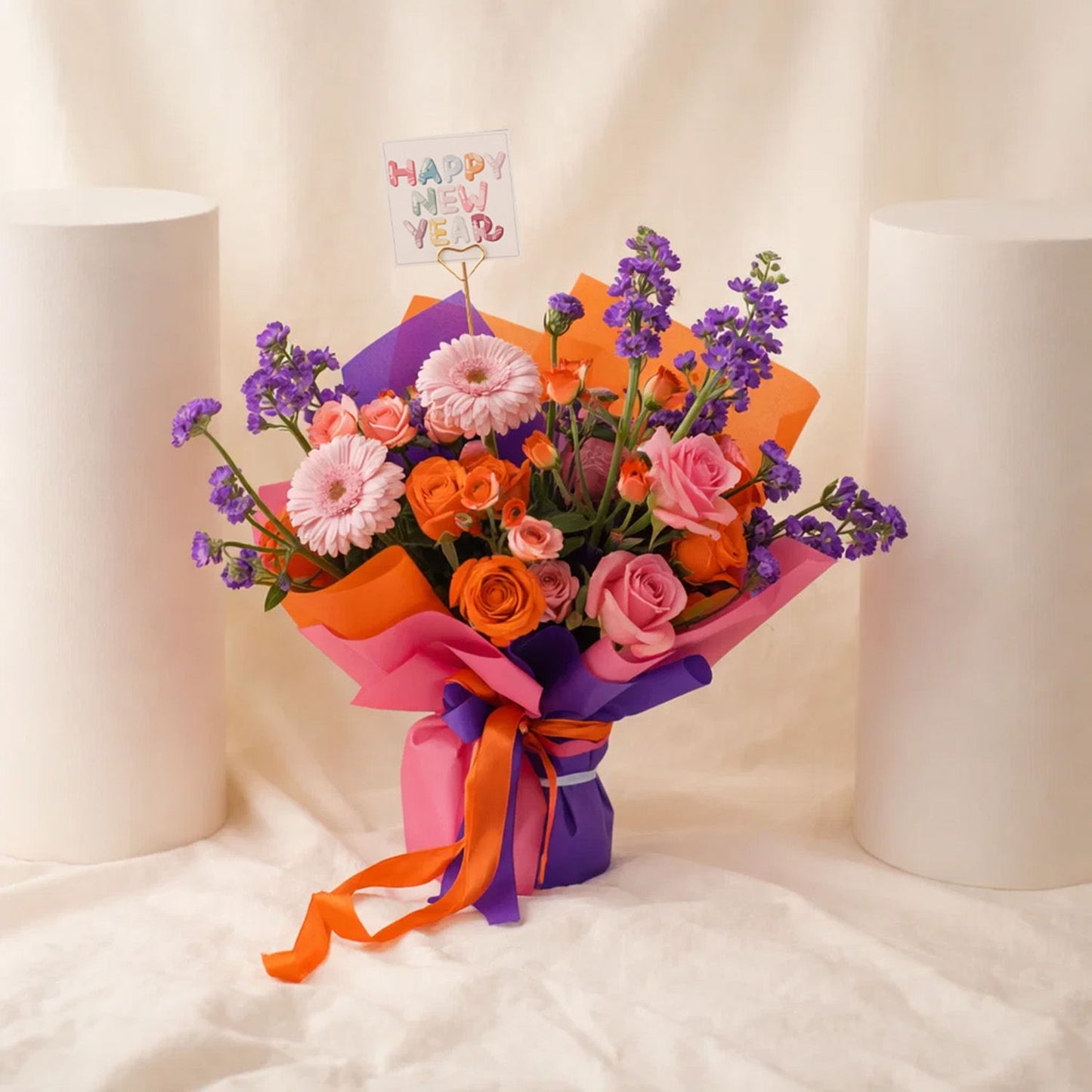 باقة ألوان الفرح للسنة الجديدة