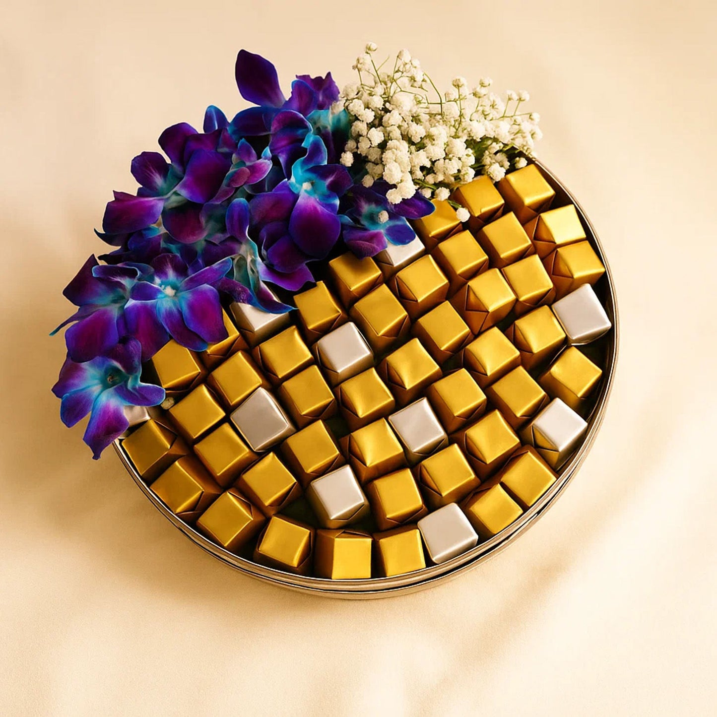  Orchid n Chocolate Delight Tray