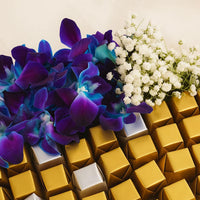  Orchid n Chocolate Delight Tray