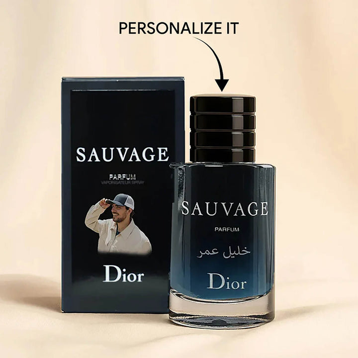 Photo & Name Personalized Dior Sauvage For Him