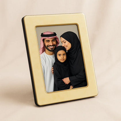 إطار صورة ذهبي مخصص | هدية يوم الأب