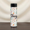 Name Customized Floral Pattern Bottle