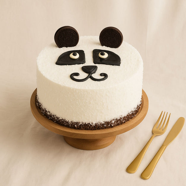 كيك اطفال على شكل دب باندا