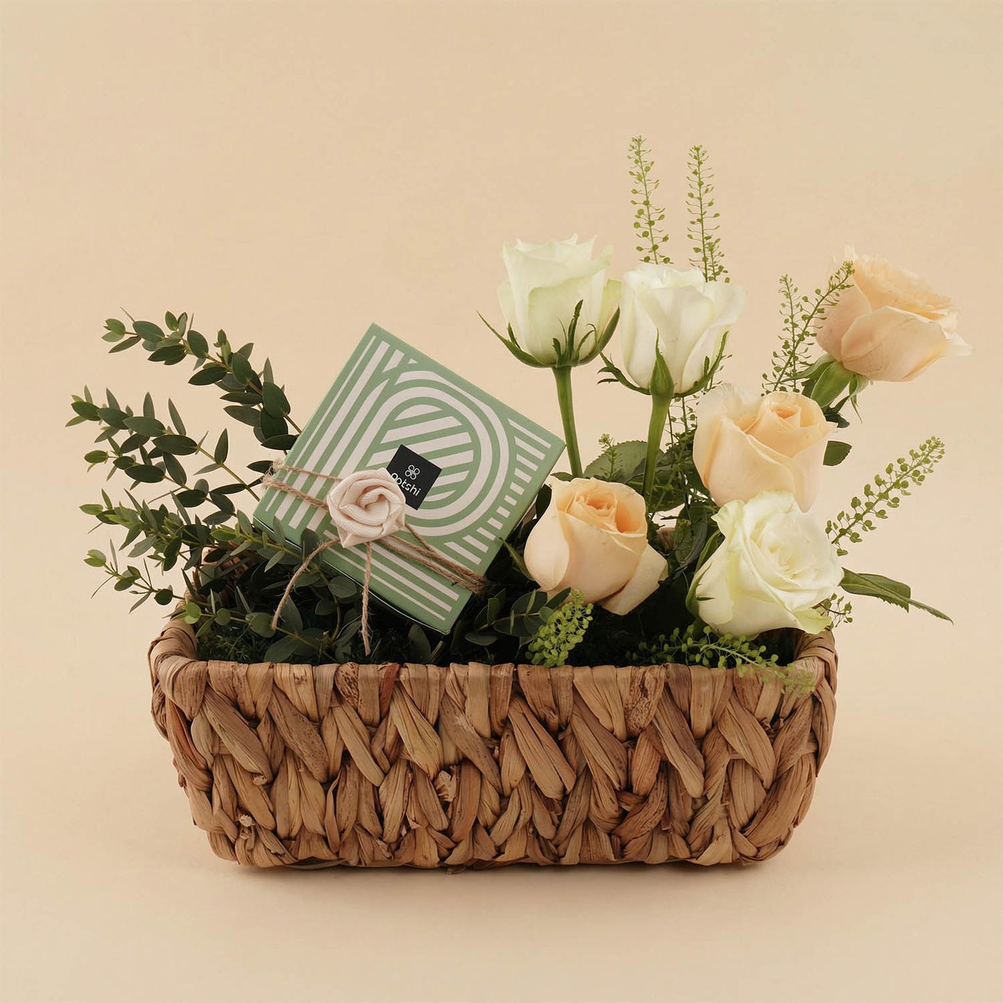 Patchi Chocolate with Rose Basket