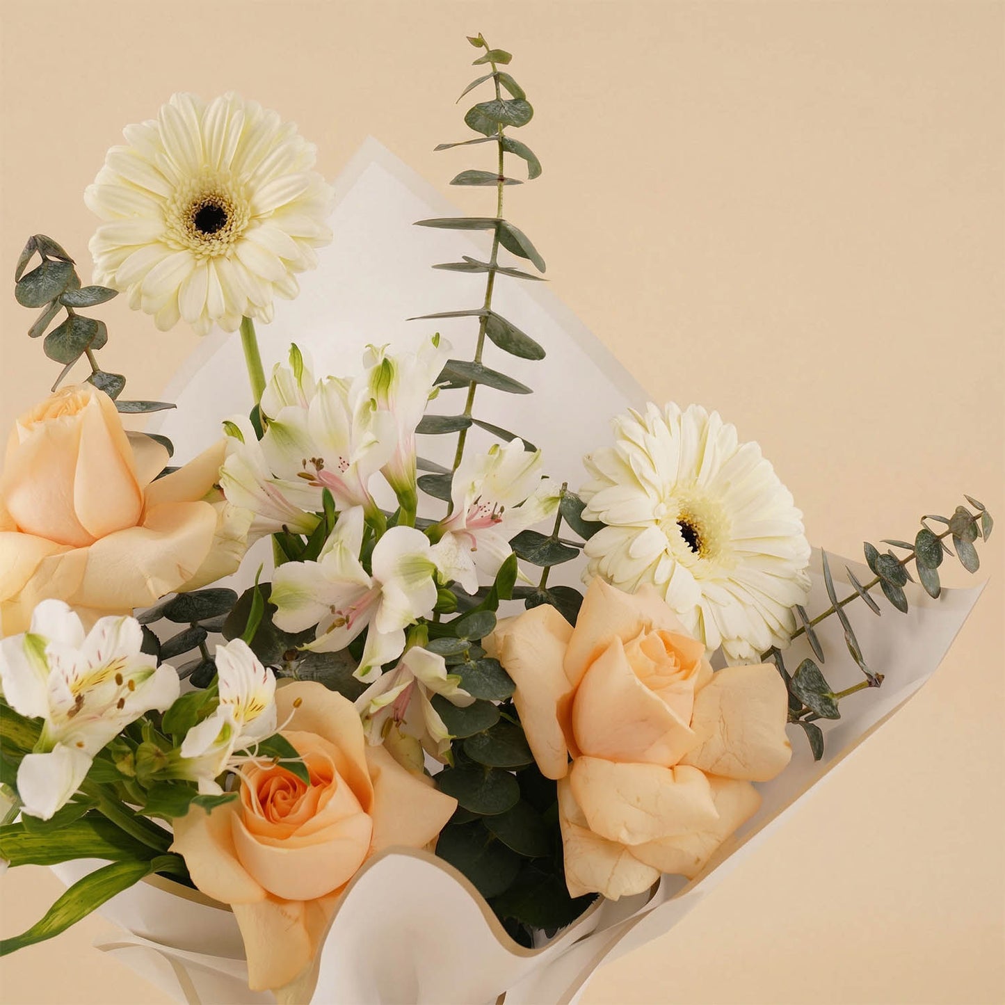 بوكيه ورد أمنيات مباركة