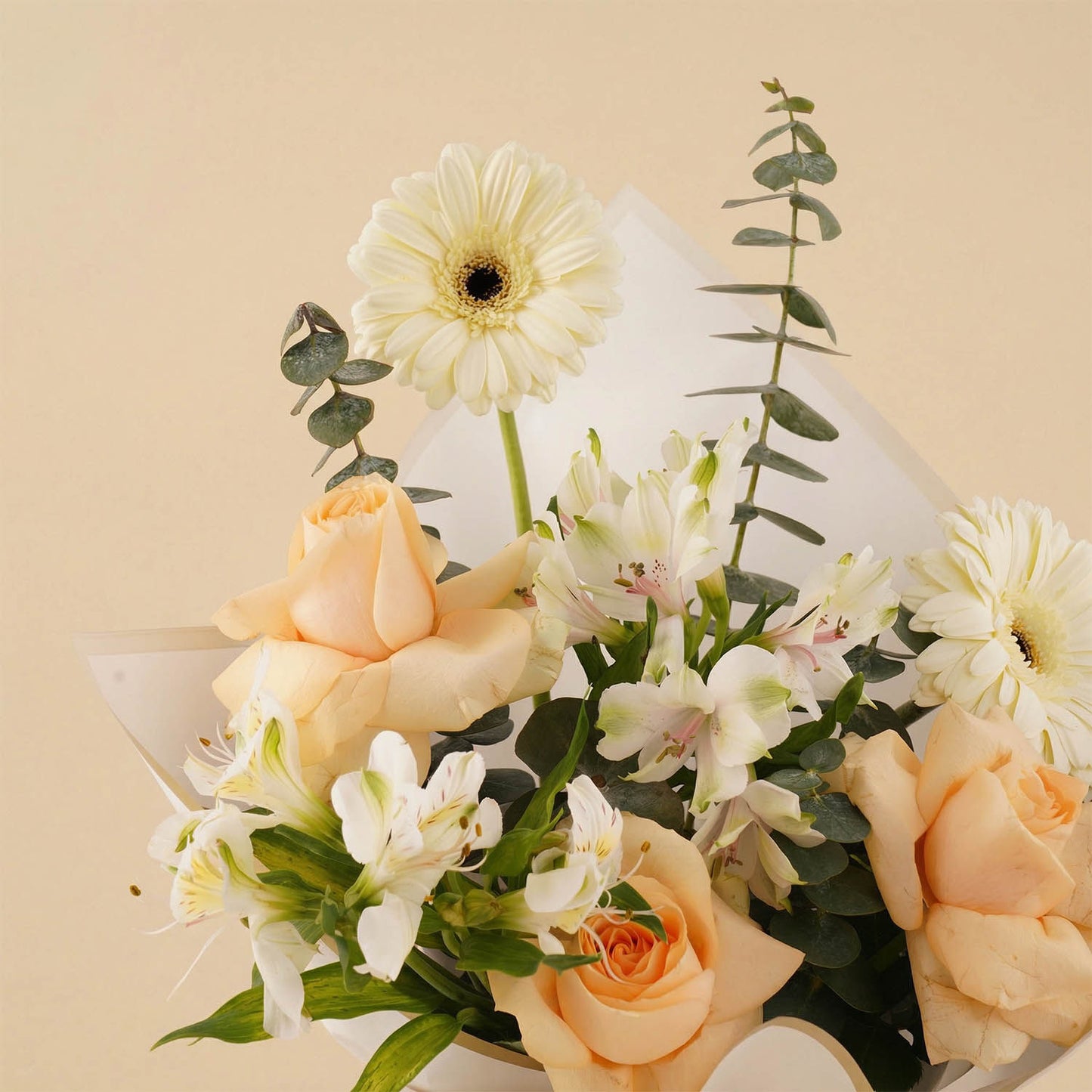 بوكيه ورد أمنيات مباركة