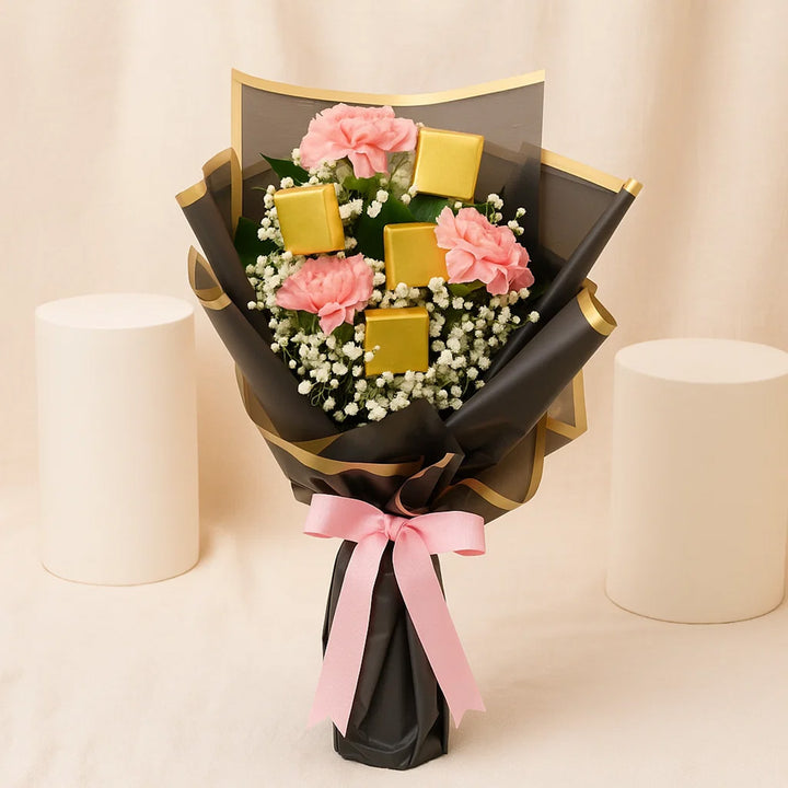 Pink Carnation n Chocolate Surprise