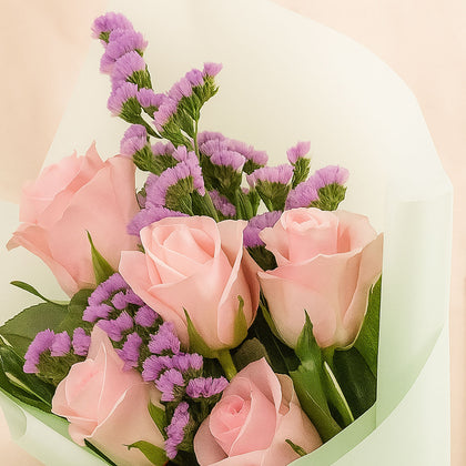Pink Flower Mini Bouquet