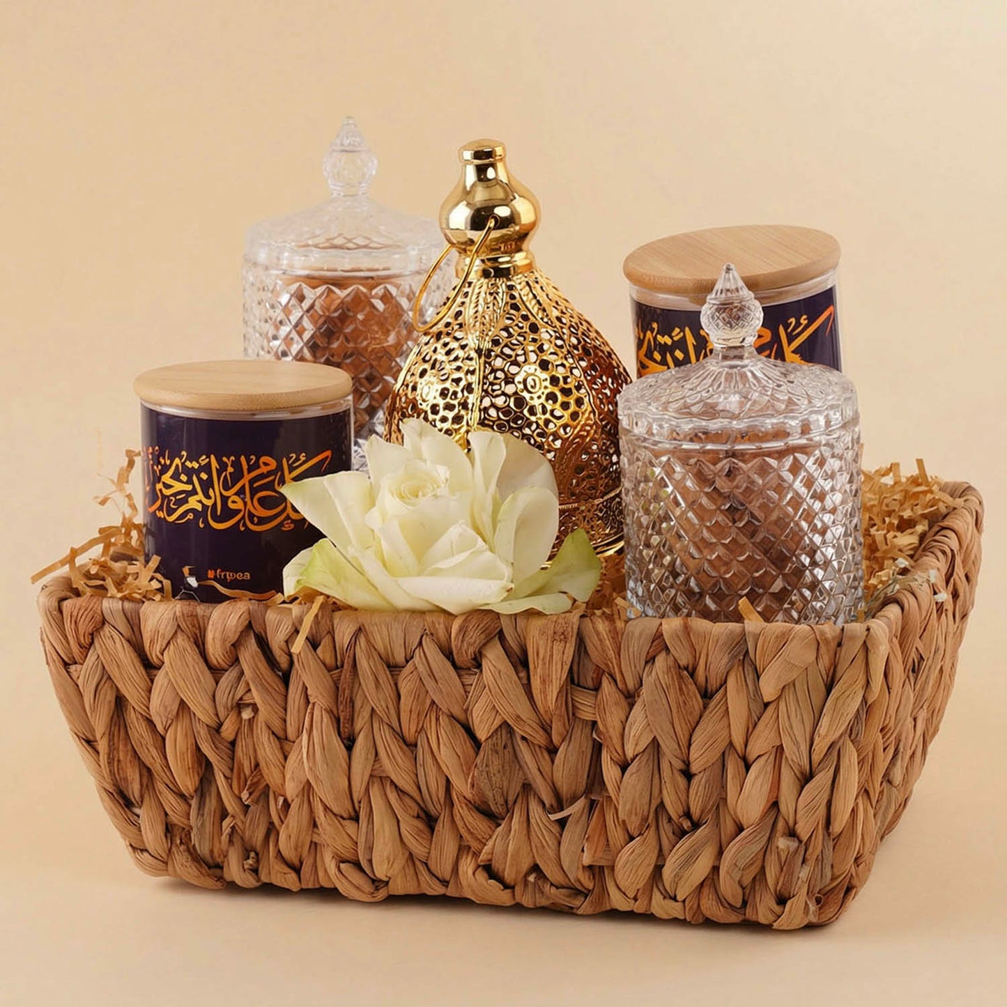 Premium Ramadan Treats with White Rose