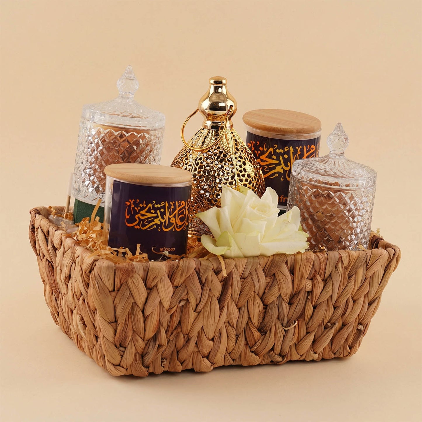 Premium Ramadan Treats with White Rose