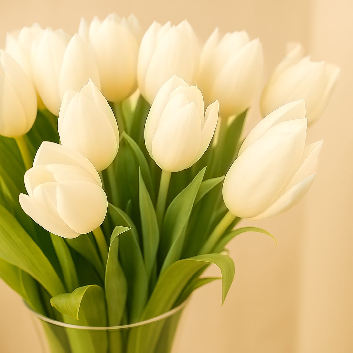 Pure Serenity White Tulip Vase